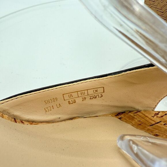 Stuart Weitzman Palmina Womens 8.5B Leather Platform Wedge Heel Sandals Brown - Picture 15 of 16